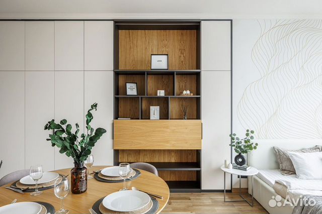 

Квартира-студия, 54 м², 2 кровати