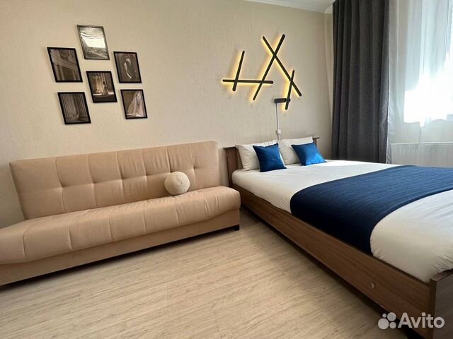 

Квартира-студия, 28,6 м², 2 кровати