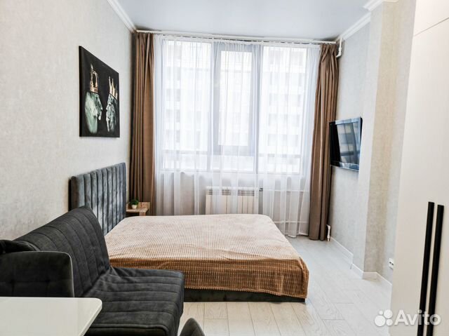 

Квартира-студия, 26 м², 2 кровати