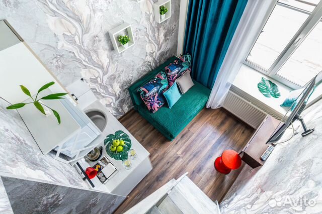 

Квартира-студия, 14 м², 2 кровати