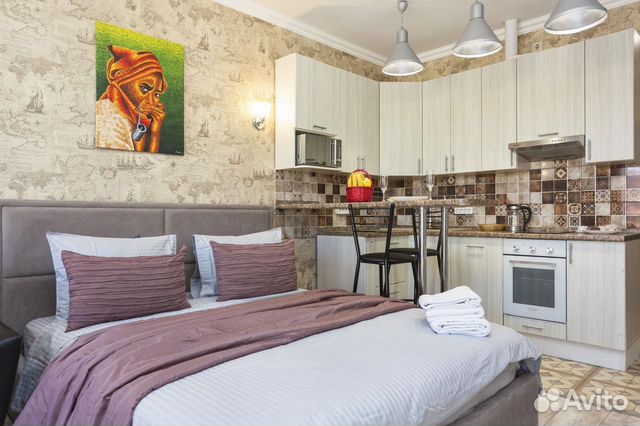 

Квартира-студия, 33 м², 2 кровати