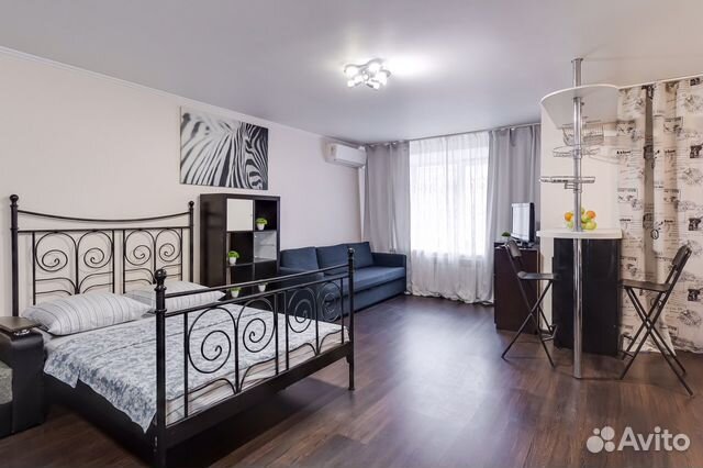 

Квартира-студия, 45 м², 2 кровати