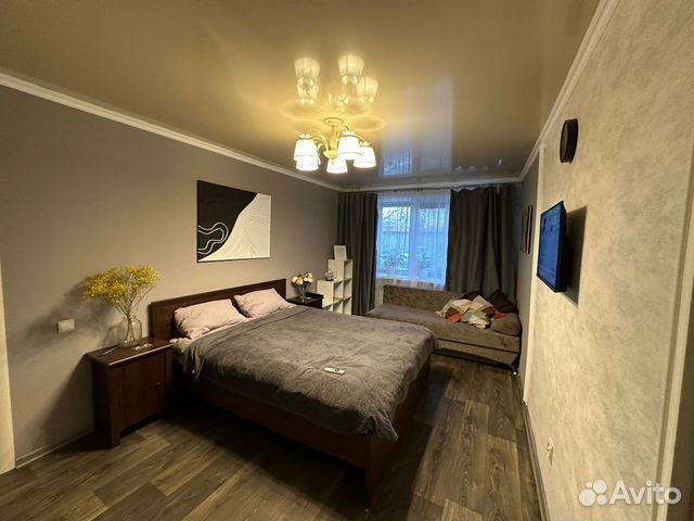 

1-к. квартира, 34 м², 2 кровати