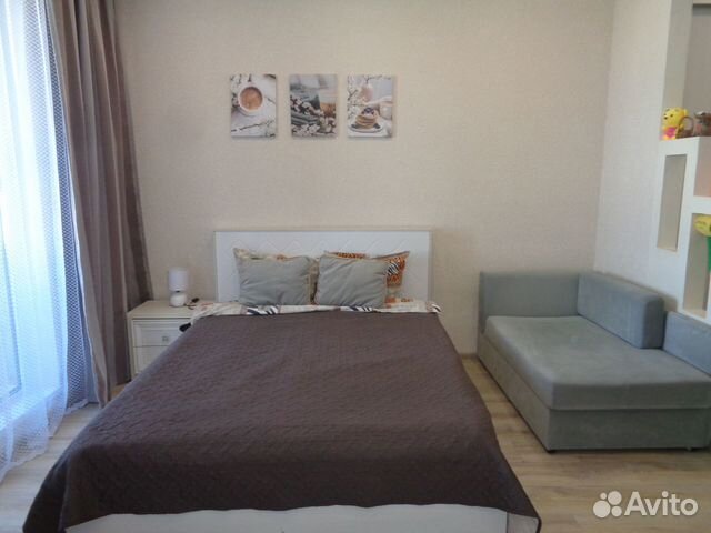 

Квартира-студия, 27 м², 2 кровати