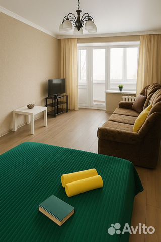 

1-к. квартира, 34 м², 2 кровати