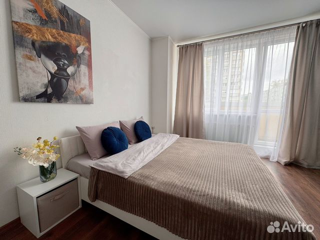 

1-к. квартира, 45 м², 3 кровати