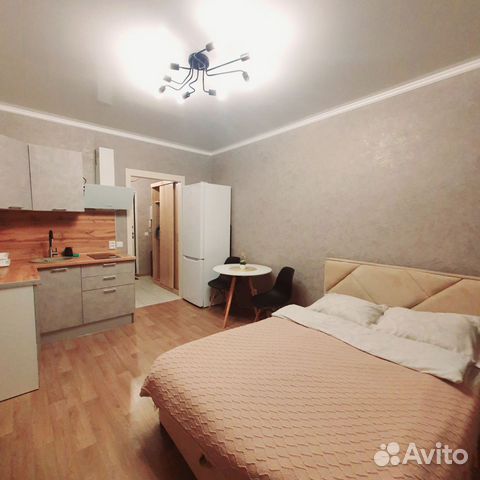 

Квартира-студия, 28 м², 1 кровать