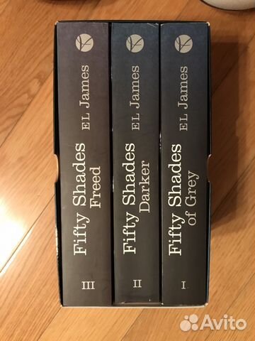 Полная коллекция книг 50 оттенков серого на англий Полная коллекция книг 50 оттенков серого на англий