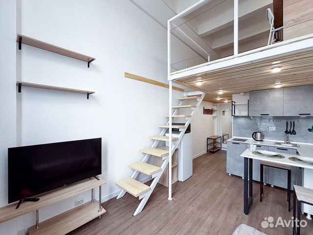 

Квартира-студия, 25 м², 2 кровати