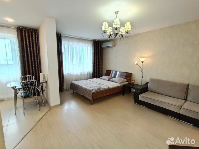 

Квартира-студия, 45 м², 2 кровати