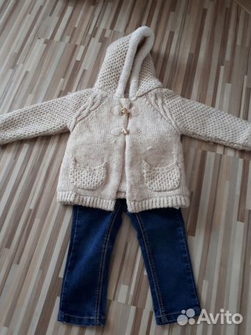 Кофта теплая zara baby и Benetton 1.5 - 2 года
