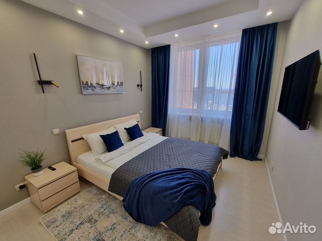 

1-к. квартира, 50 м², 2 кровати