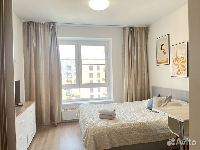 

Квартира-студия, 25 м², 1 кровать