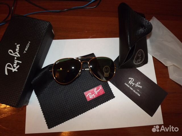 Очки Ray Ban tech carbon. aviator