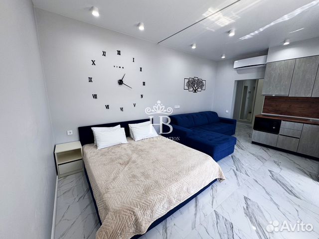 

Квартира-студия, 40 м², 3 кровати