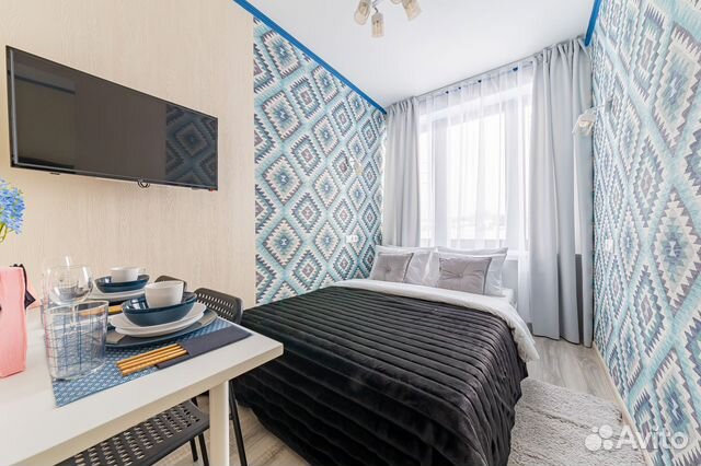 

Квартира-студия, 12 м², 1 кровать