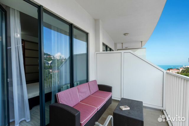 

Квартира-студия, 46 м², 2 кровати