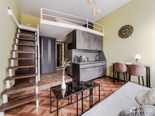 

Квартира-студия, 25 м², 2 кровати