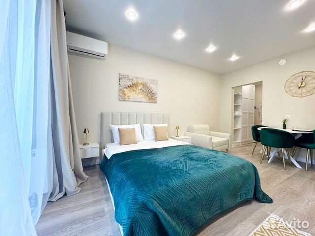 

Квартира-студия, 27 м², 2 кровати