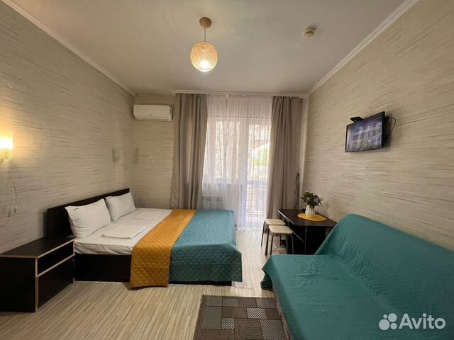 

Квартира-студия, 25 м², 2 кровати