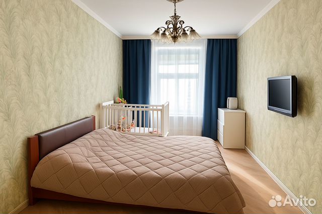 

2-к. квартира, 65 м², 4 кровати