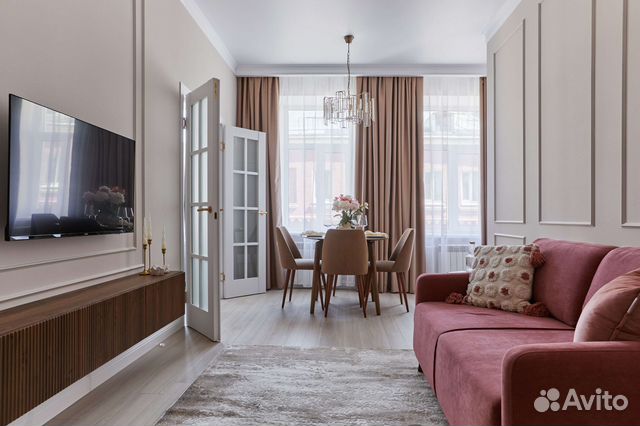 

2-к. квартира, 65 м², 2 кровати