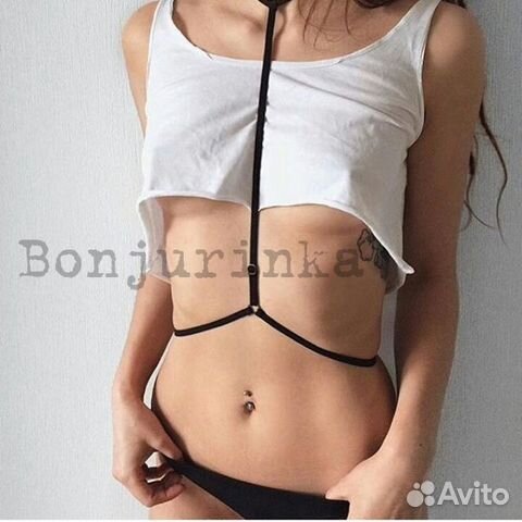 Эластичная портупея, чокер, бандаж, шлейка. Ручная