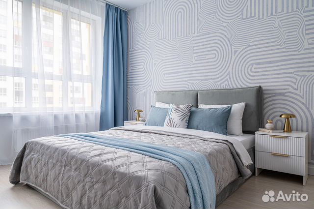 

Квартира-студия, 34 м², 2 кровати