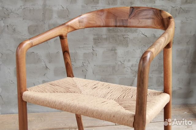 Стул обеденный с плетением из массива Стул обеденный с плетением из массива