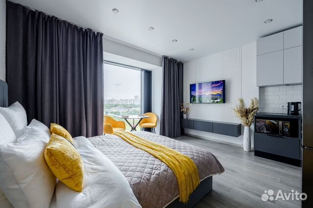 

Квартира-студия, 32 м², 1 кровать