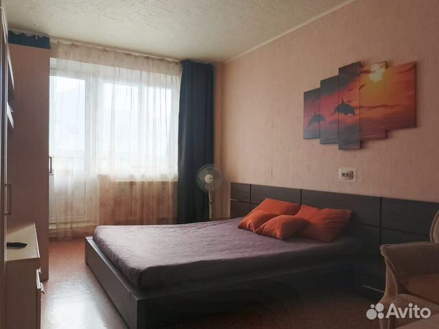 

1-к. квартира, 34 м², 2 кровати
