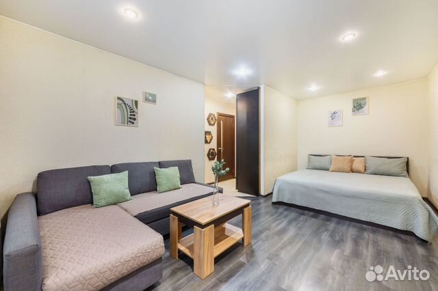 

1-к. квартира, 45 м², 2 кровати