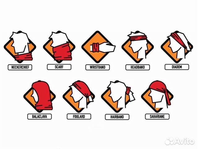 Бафф (шарф, бандана, Buff) новые