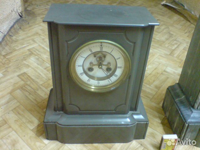 Часы каминные, старинные, с боем