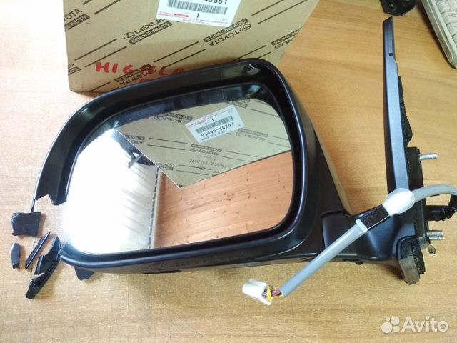 Зеркало highlander левое toyota