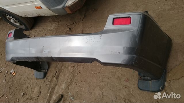 Бампер задний в сборе на Hyundai Terracan 01-04 Бампер задний в сборе на Hyundai Terracan 01-04