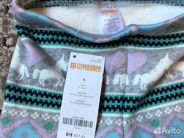 Новые Gymboree зимние легинсы с флисом, теплые Новые Gymboree зимние легинсы с флисом, теплые