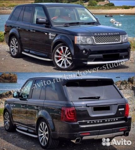 Обвес Range Rover Sport с 2010-2012 + фонари Glohh