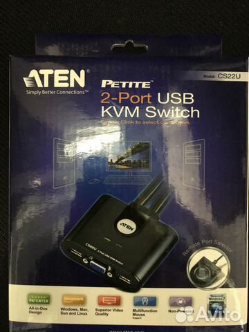 Переключатели KVM: Aten, Edimax, Trendnet
