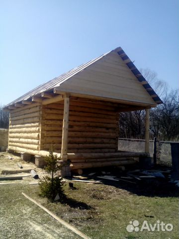 Баня 4x4+ 2 м под открытую террасу Баня 4x4+ 2 м под открытую террасу