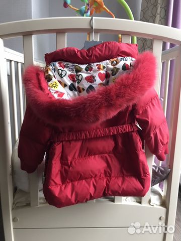 Зимнее пальто Moschino Москино на 2-3 года