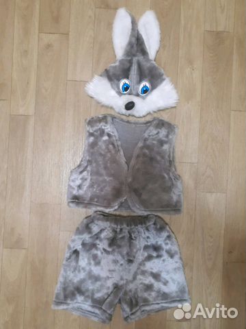 Новогодний костюм Зайчик серый Новогодний костюм Зайчик серый