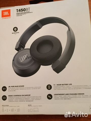 беспроводные наушники Jbl T450bt Black Festimaru мониторинг