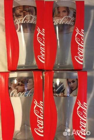 Бокалы Coca-Cola 4 шт