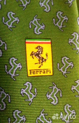 Элитные галстуки от Ferrari. Зеленый и темно-синий