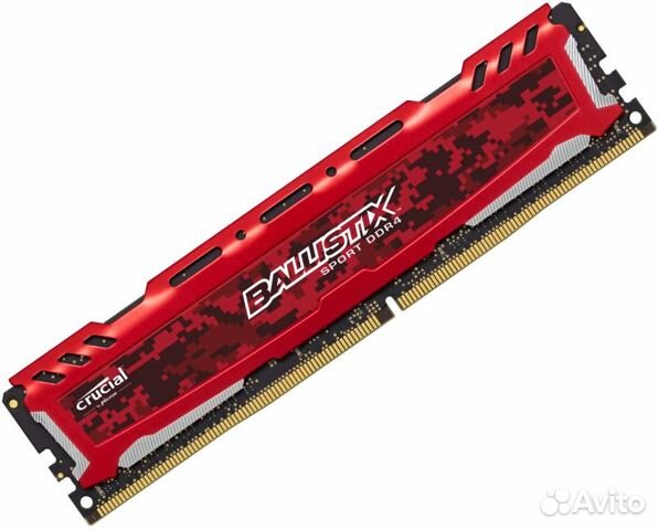 Модуль быстрой DDR4 crucial BallistixSport 2666MHz