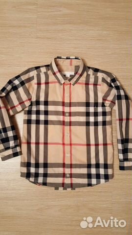 Рубашка для мальчика Burberry оригинал (6 лет. 116 Рубашка для мальчика Burberry оригинал (6 лет. 116
