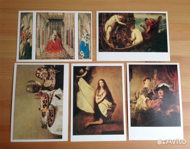 Набор открыток с репродукциями картин
