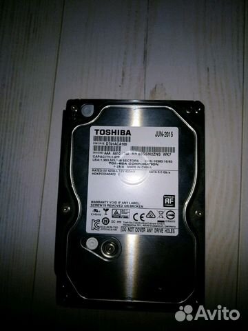 Жесткий диск Toshiba DT01ACA100 объем 1000 гб