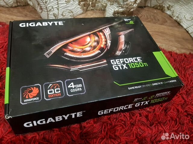 Видеокарта Geforce gtx1050ti 4gb